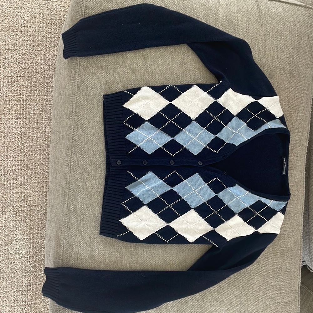 Brand - brandy melville blue and white size small
